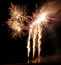 Fireworks Display Photograph