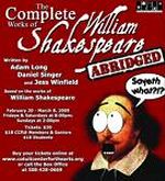 Shakespeare Abridged Poster